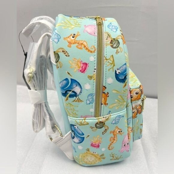 Loungefly Disney Pixar Finding Nemo Collage Mini Backpack - Picture 3 of 10